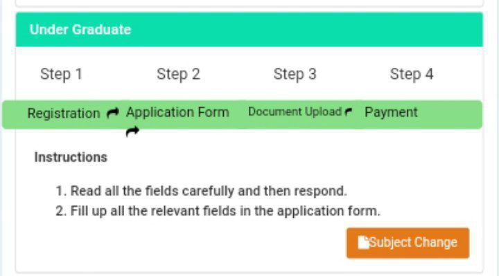 Purnea University UG Admission subject and College Change 2024