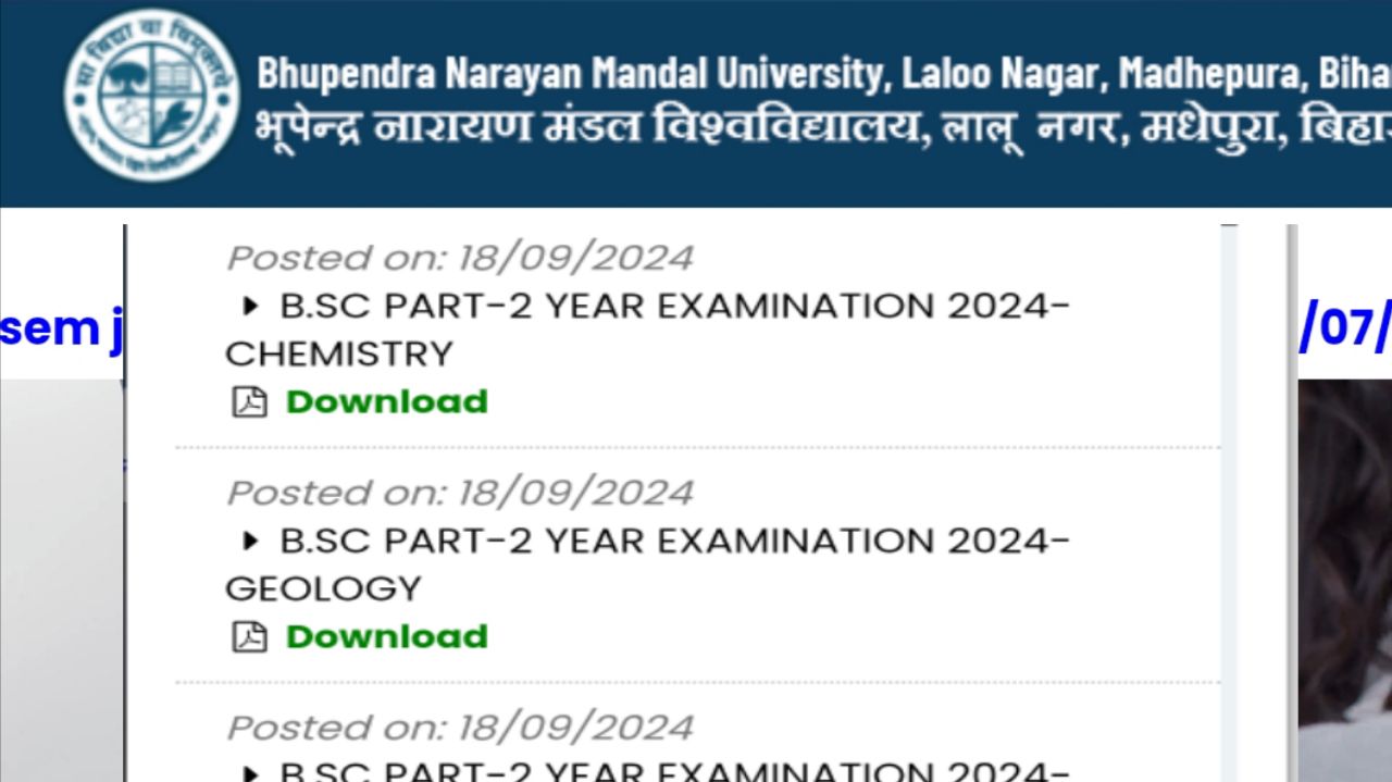 BNMU Part 2 Result 2024 Jari