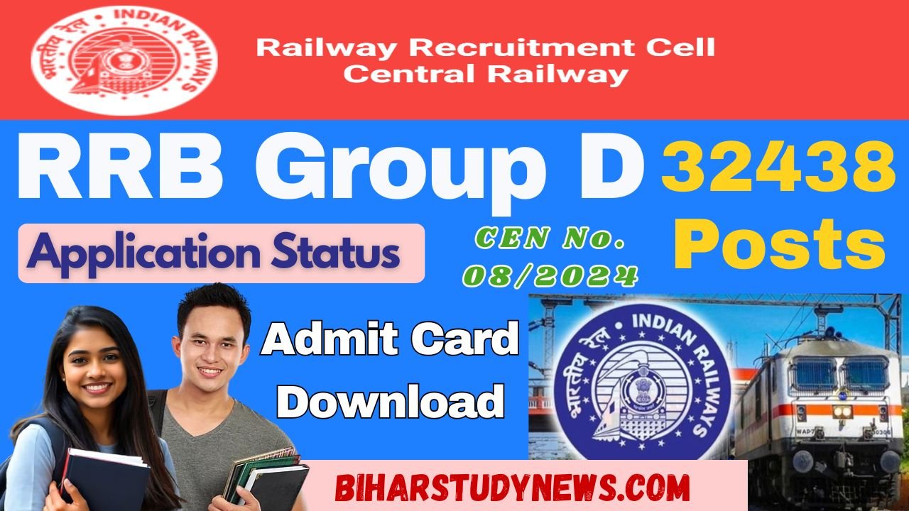 RRB Group-D Admit Card 2025
