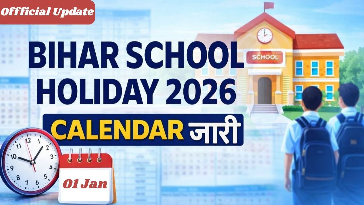 Bihar School Holiday Calendar 2026 Released