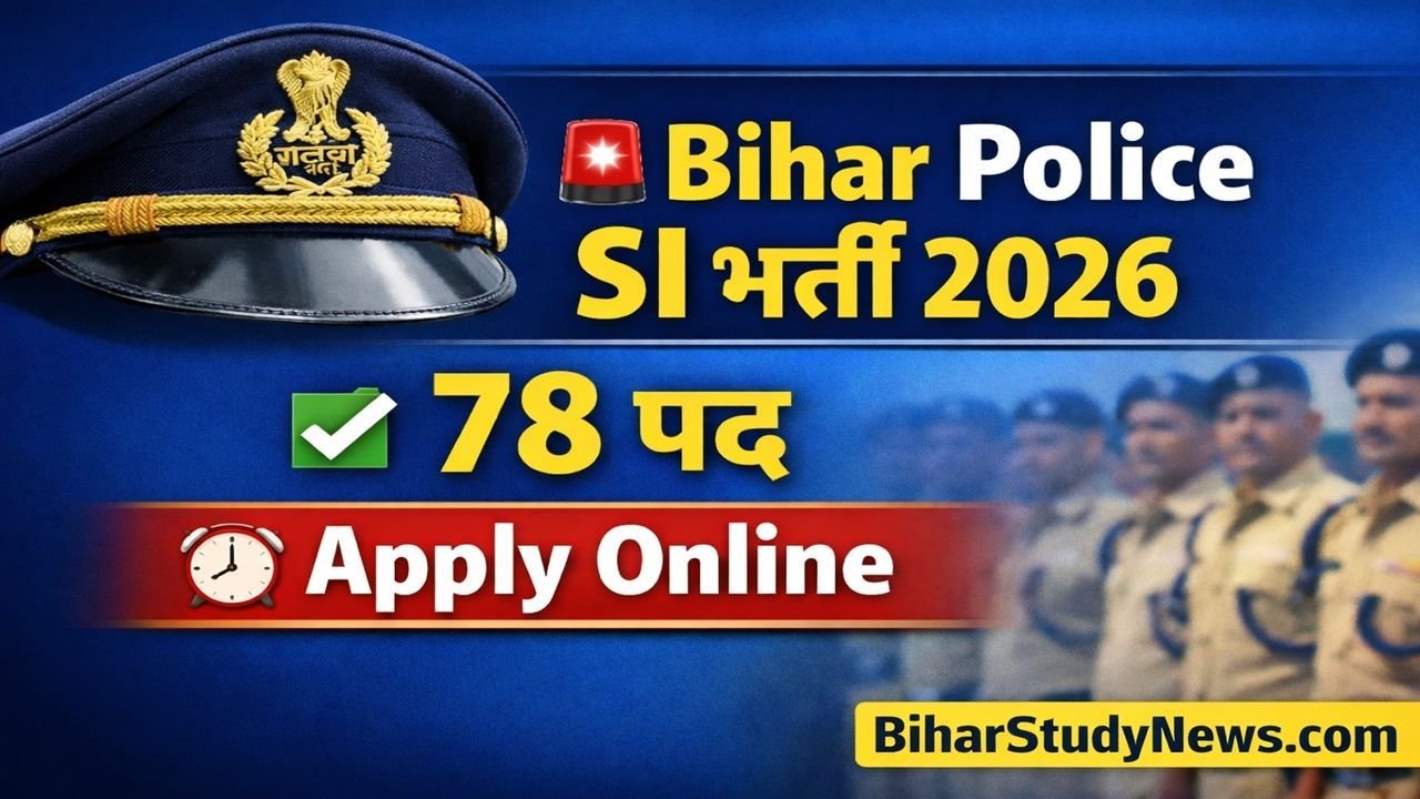 Bihar Police Prohibition SI Recruitment 2026
