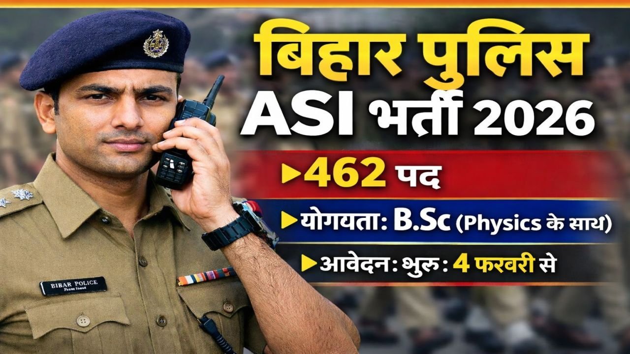 Bihar Police ASI Vacancy 2026