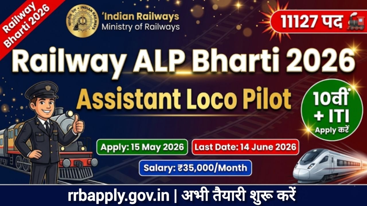 RRB ALP Assistant Loco Pilot Online Form 2026