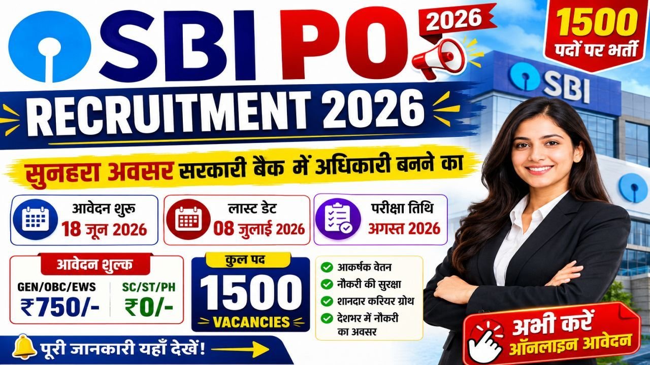 SBI PO Recruitment 2026