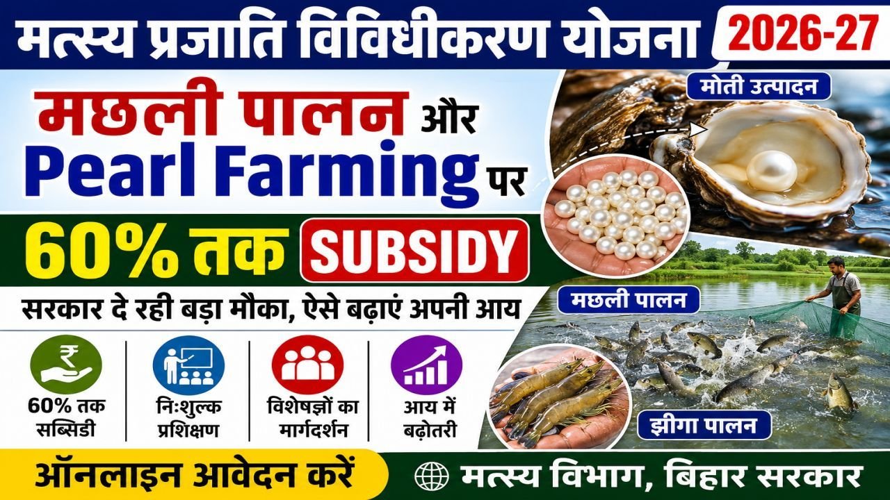 Bihar Matsya Prajati Vividhikaran Yojana 2026-27