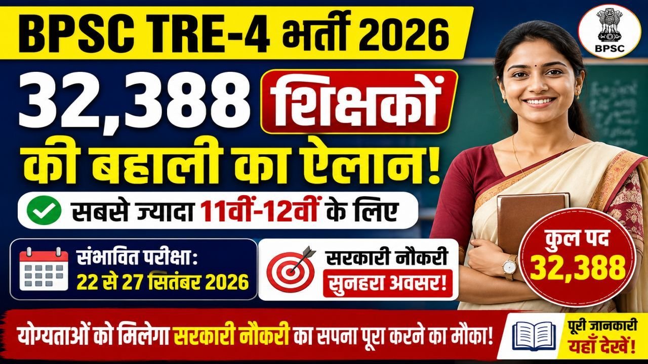 BPSC TRE 4 Bharti 2026