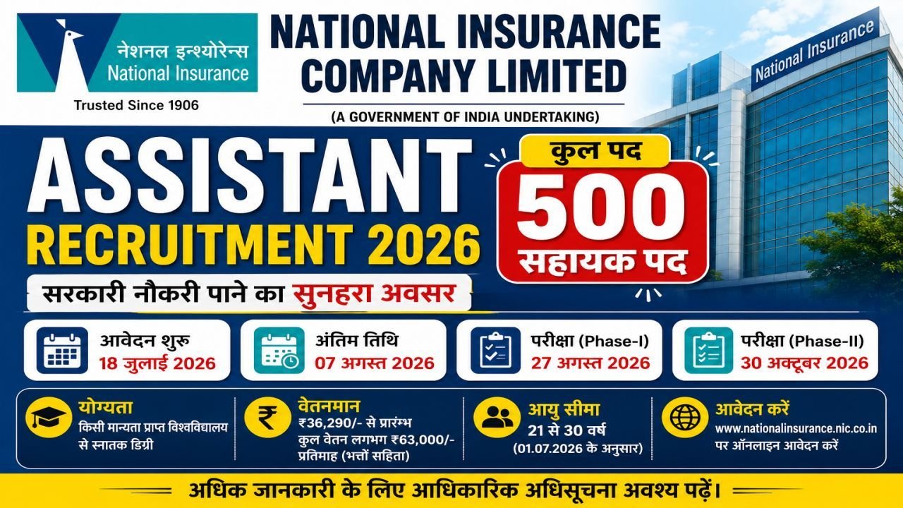 National Insurance Company Assistant Recruitment 2026 /