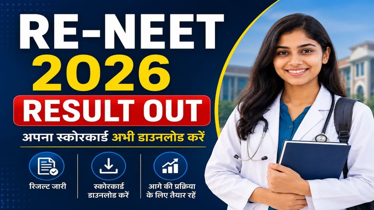 RE-NEET 2026 Result OUT RE-NEET 2026