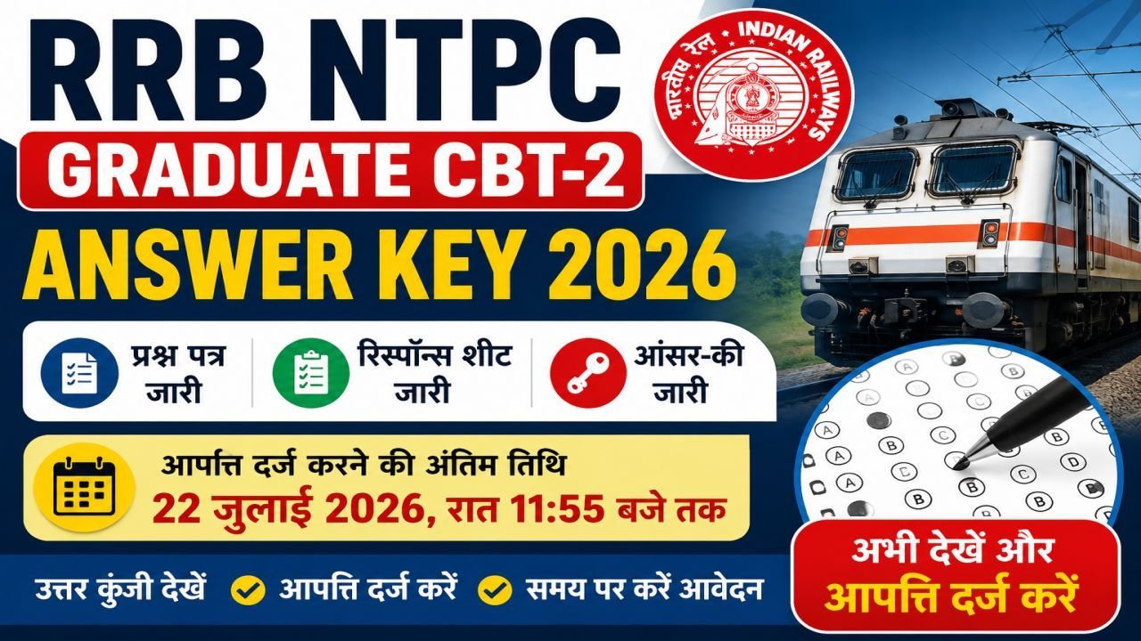 RRB NTPC Graduate CBT-2 Answer Key 2026