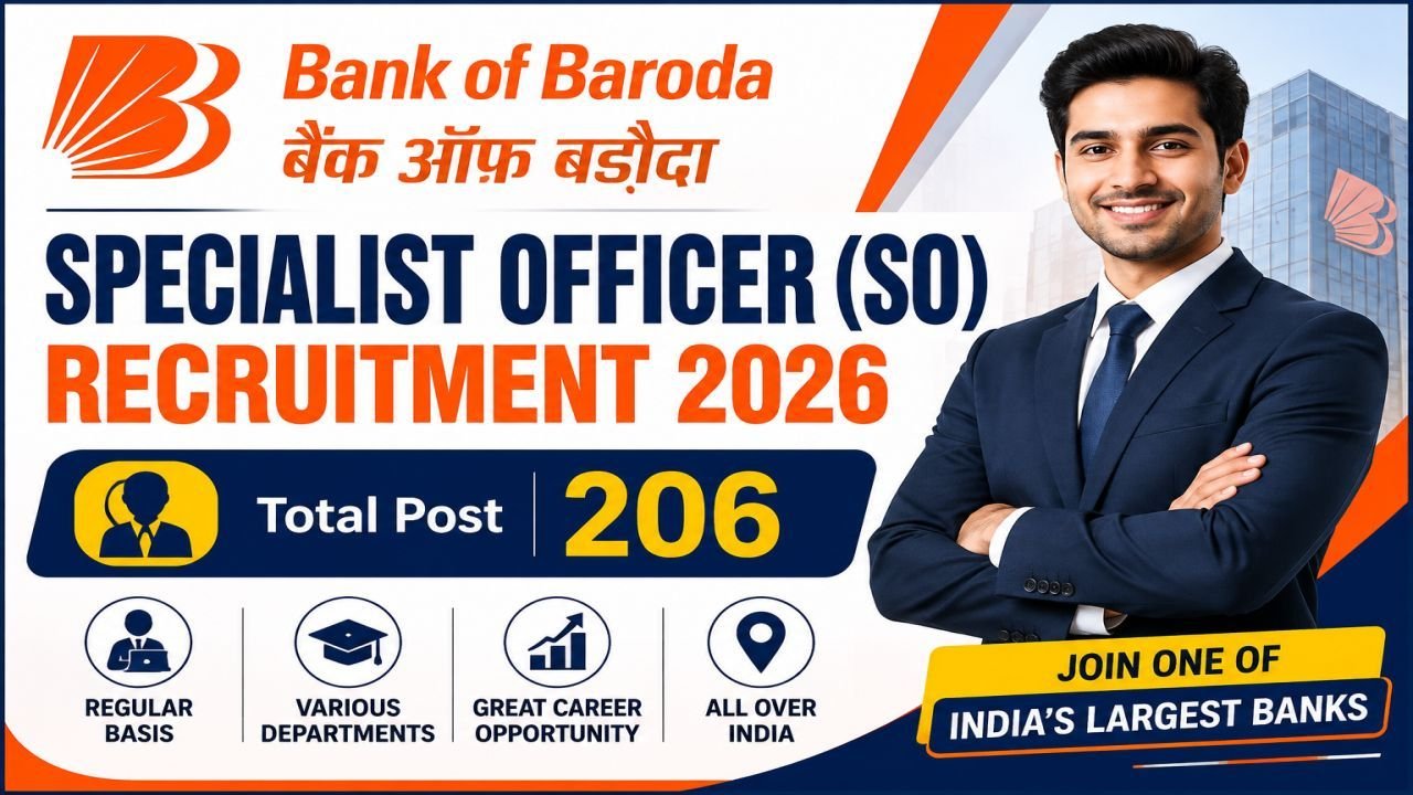 Bank of Baroda SO Recruitment 2026