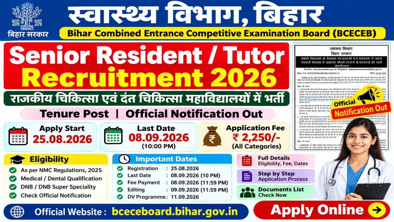 Senior Resident Tutor Recruitment 2026